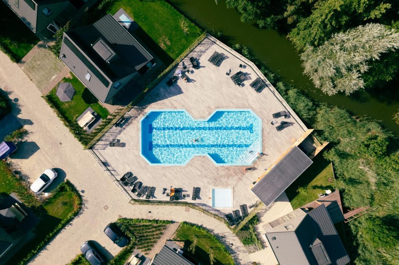 סנט מארטן Chalet 556 Op Recreatiepark De Wielen מראה חיצוני תמונה
